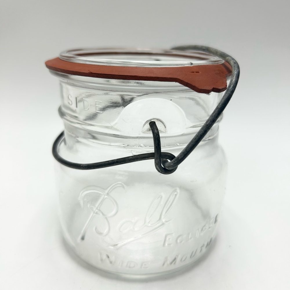 Ball - glass container without lid.